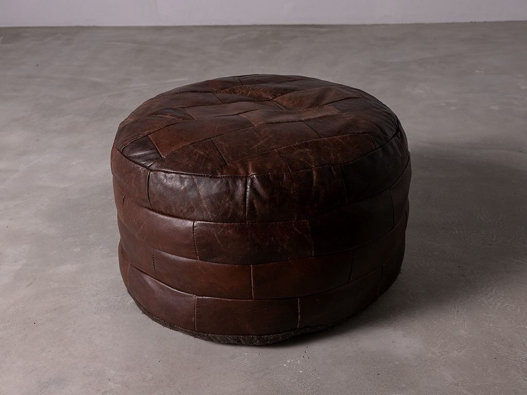 vintage Leather Stool | レザースツール
