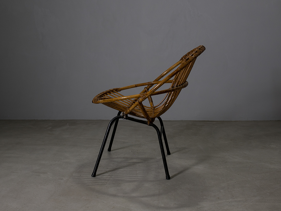 Vintage Rohé Rattan Chair l ラタンチェアー