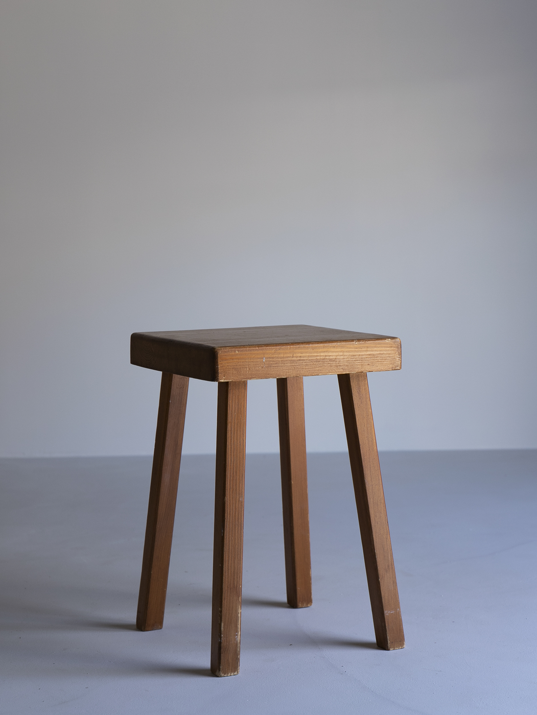 Wood stool for Arc 1800 by Charlotte Perriand