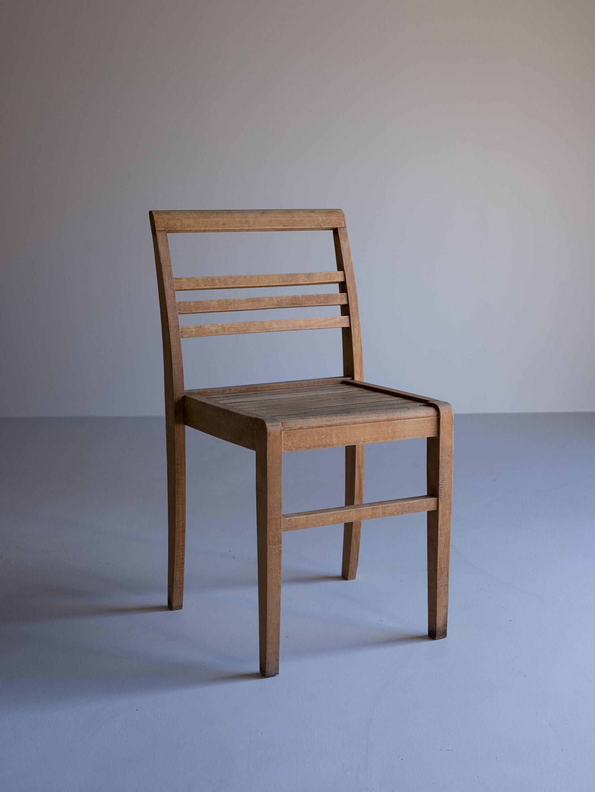 Wood chair by Rene Gabriel