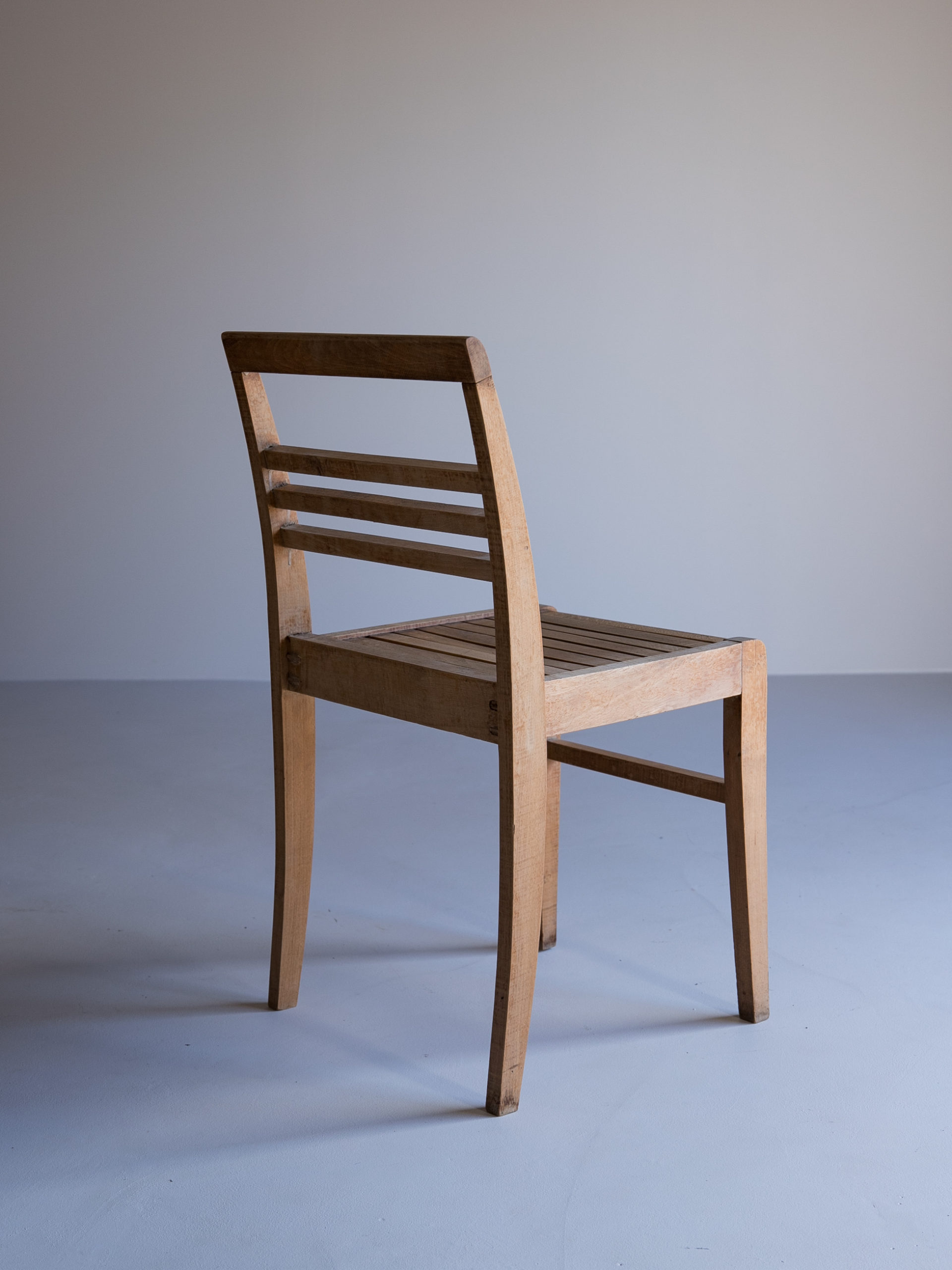 Wood chair by Rene Gabriel