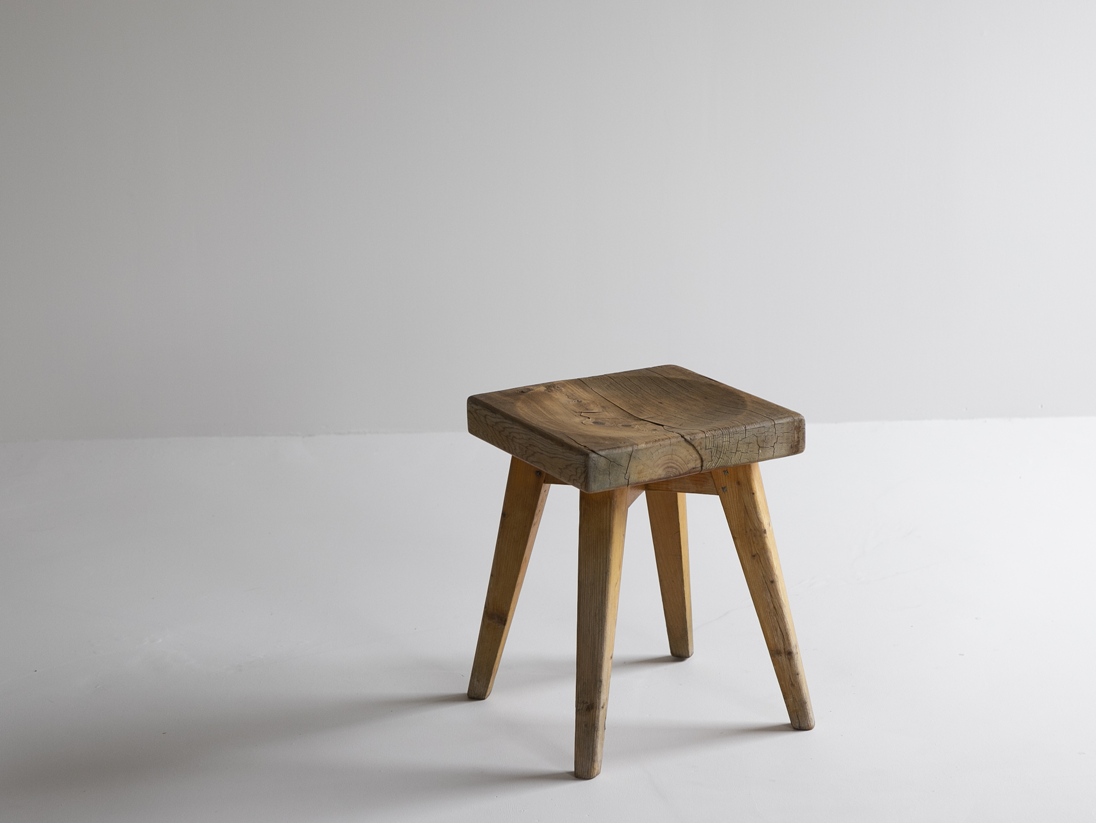 Vintage Stool by Charlotte Perriand and Christian Durupt
