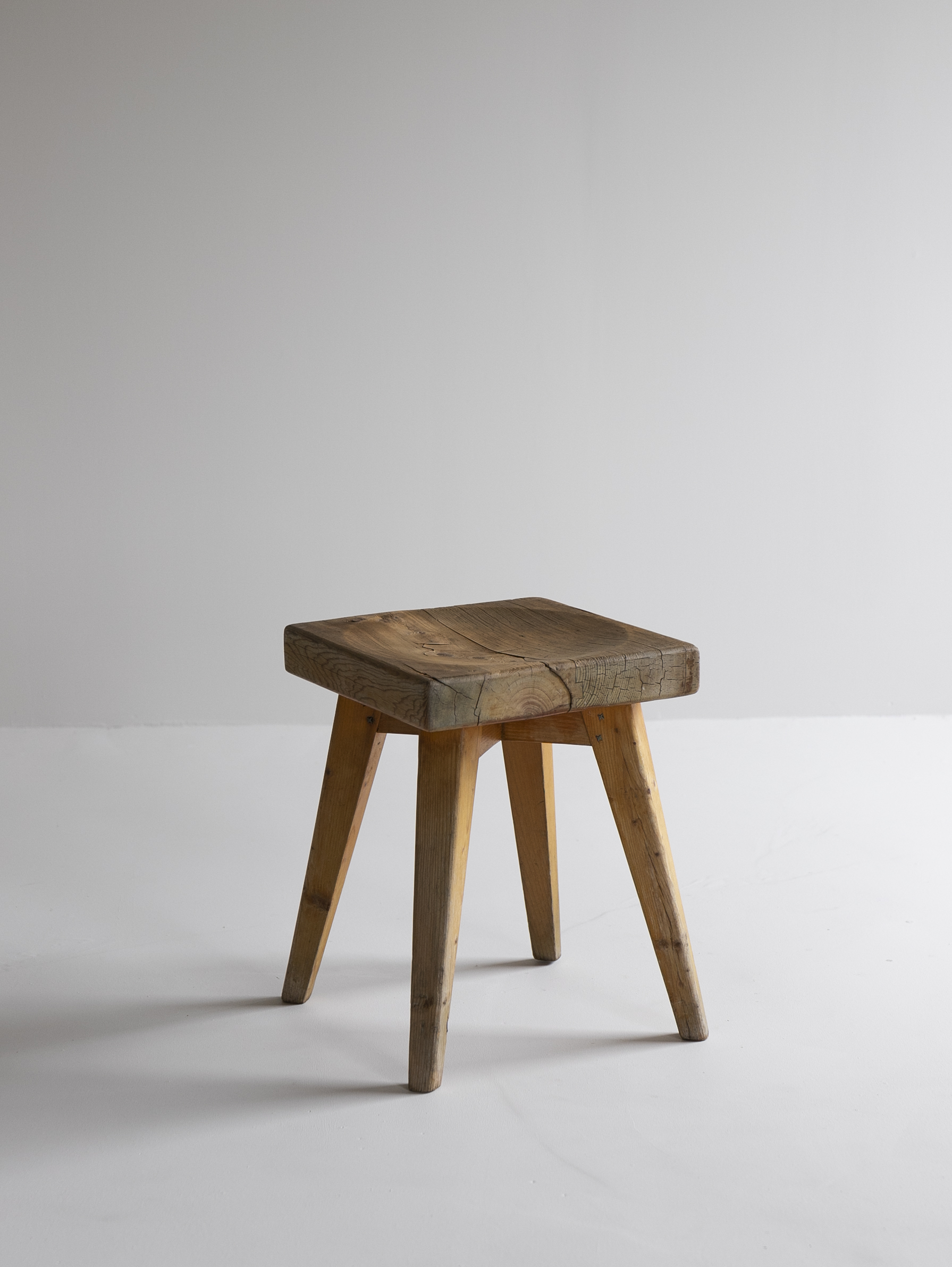 Vintage Stool by Charlotte Perriand and Christian Durupt