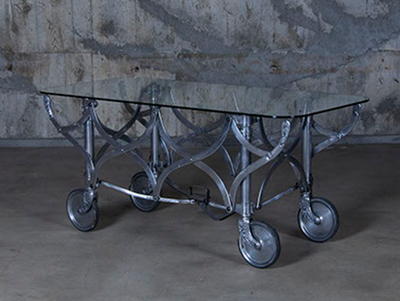 Coffin cart coffee table
