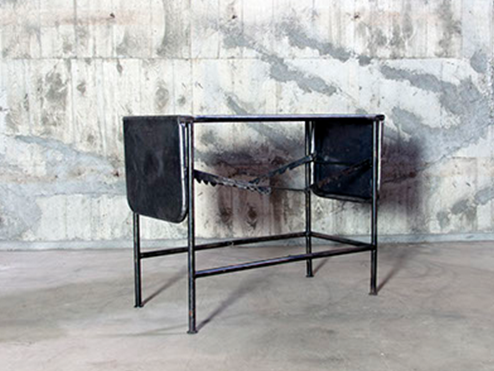 Industrial iron table