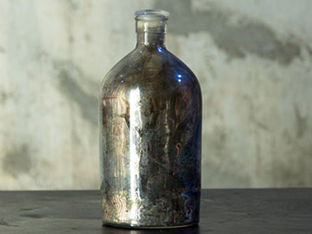 Vintage mercury bottle object