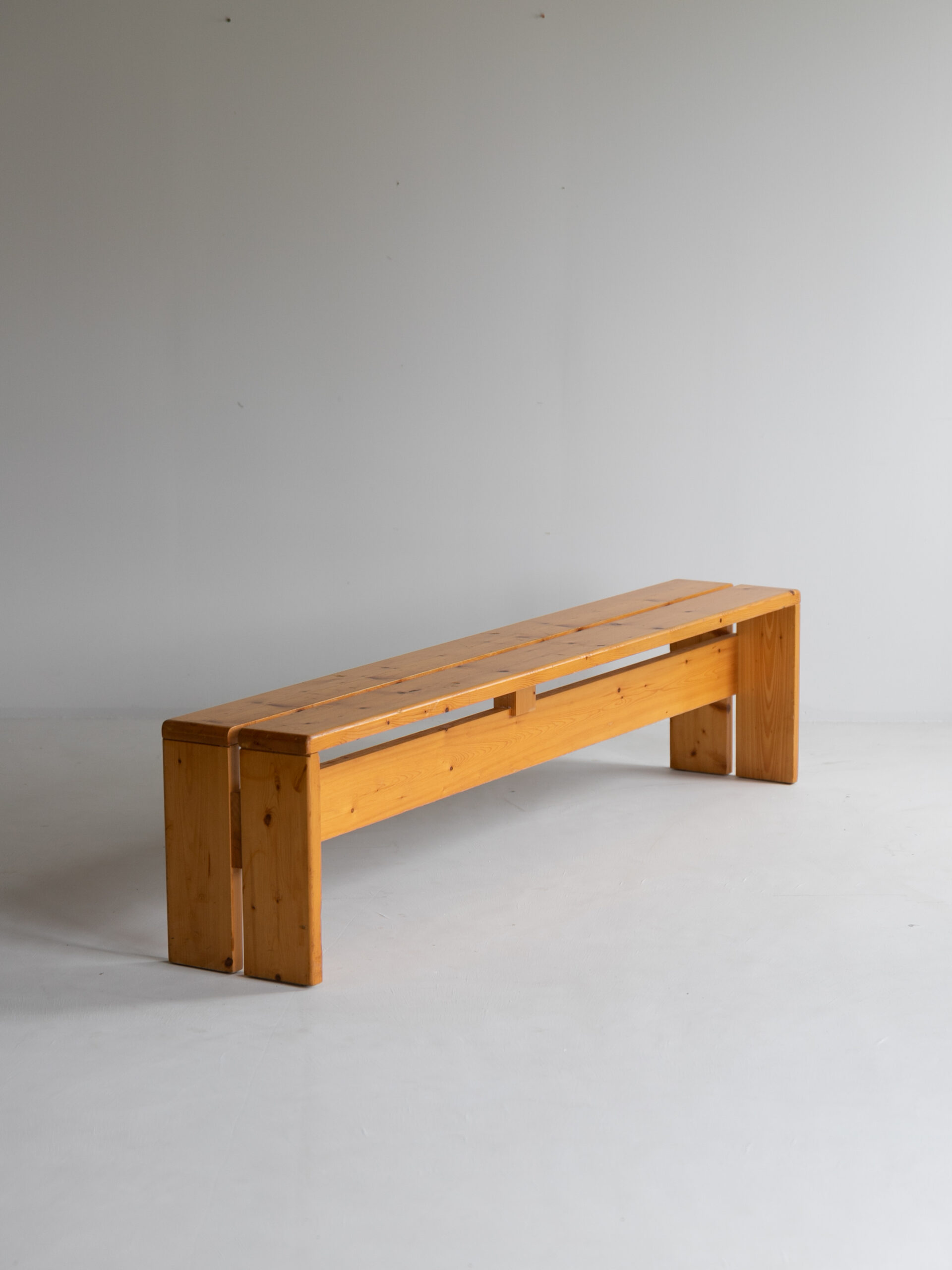 Pine Bench for Arcs 1600 by Charlotte Perriand