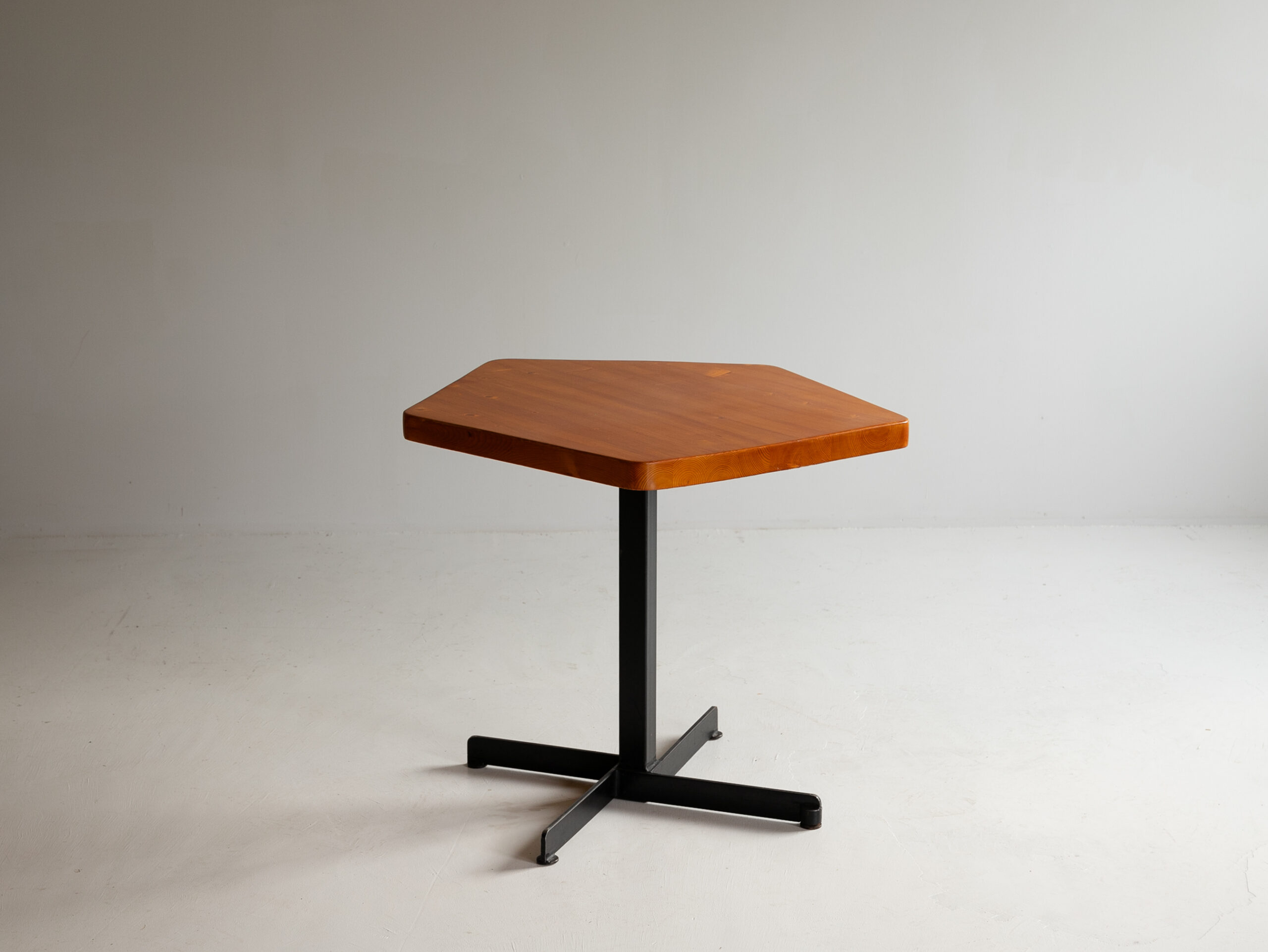 Pentagon Table by Charlotte Perriand for Les Arc