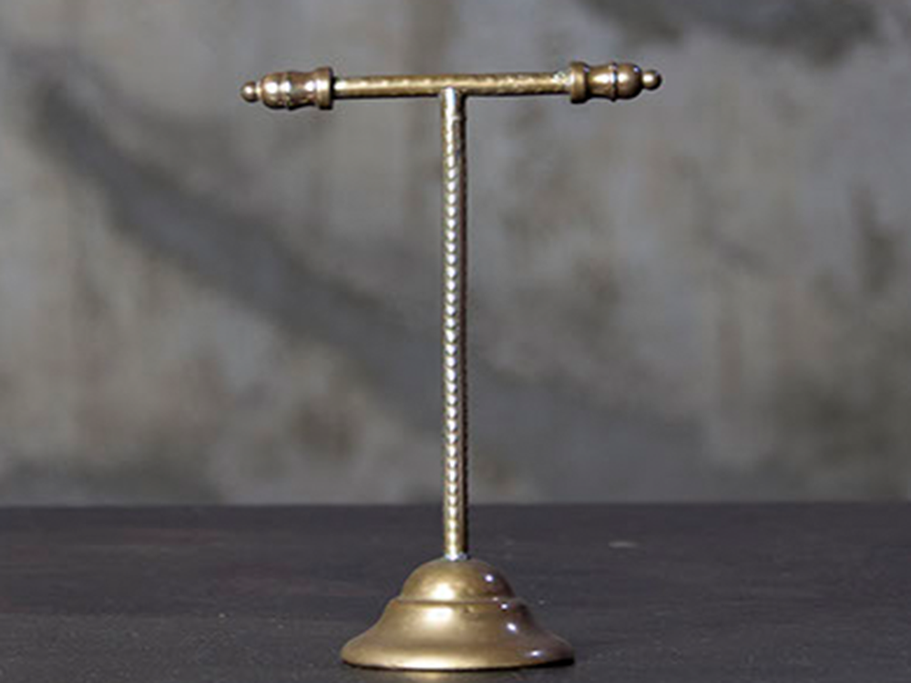 Brass display T-stand