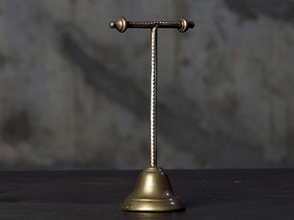 Brass display T-stand
